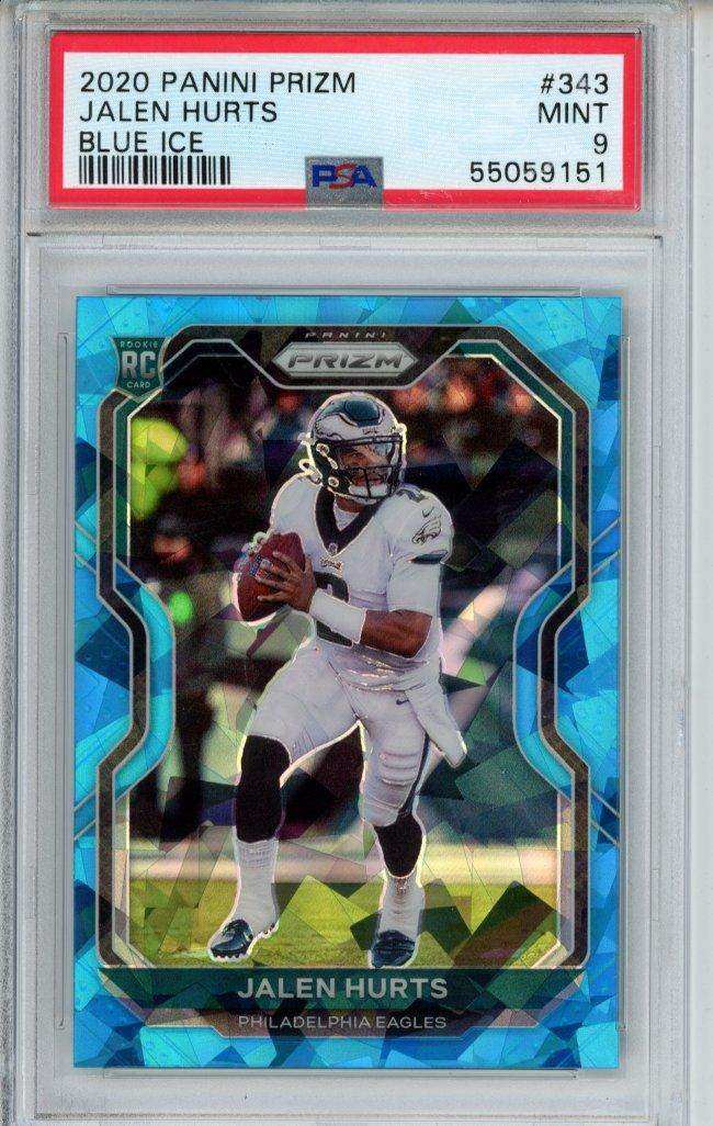 2020 Panini Prizm Jalen deals Hurts RC PSA 9