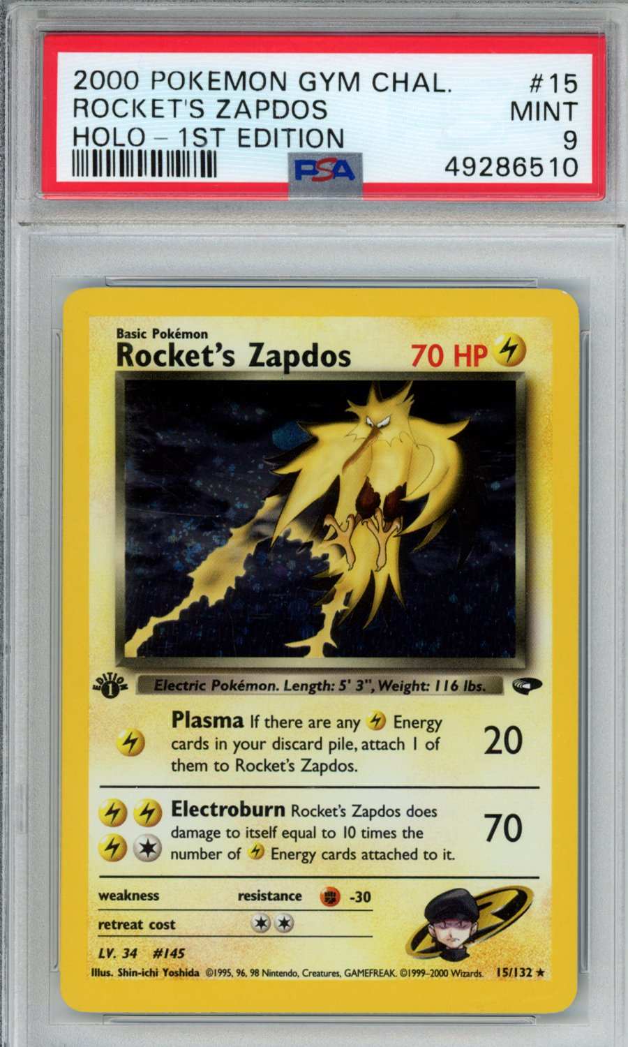 Pokemon hotsell Zapdos 15