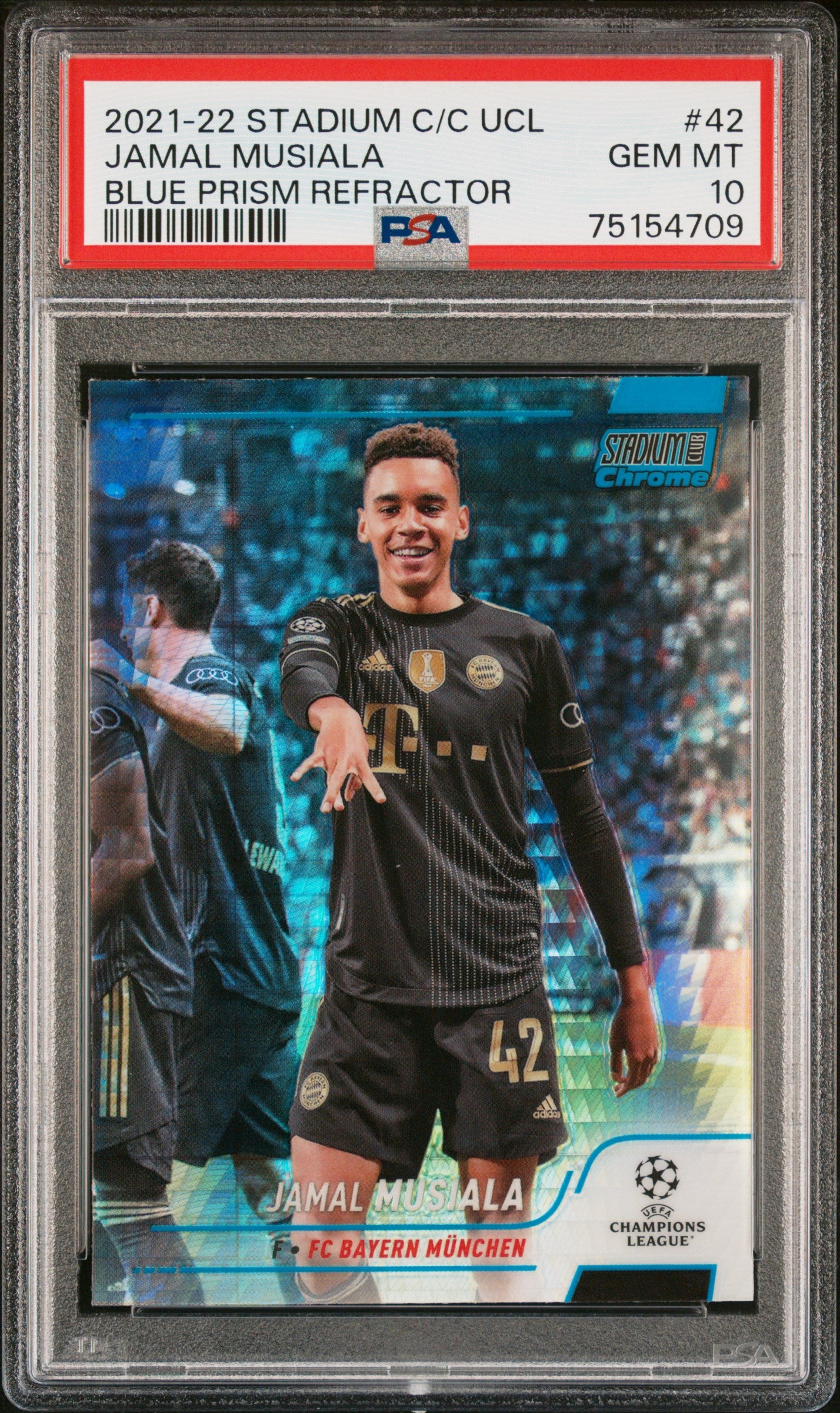 2021-22 Topps Stadium Club Chrome UEFA Champions League Jamal Musiala –  CardsHQ