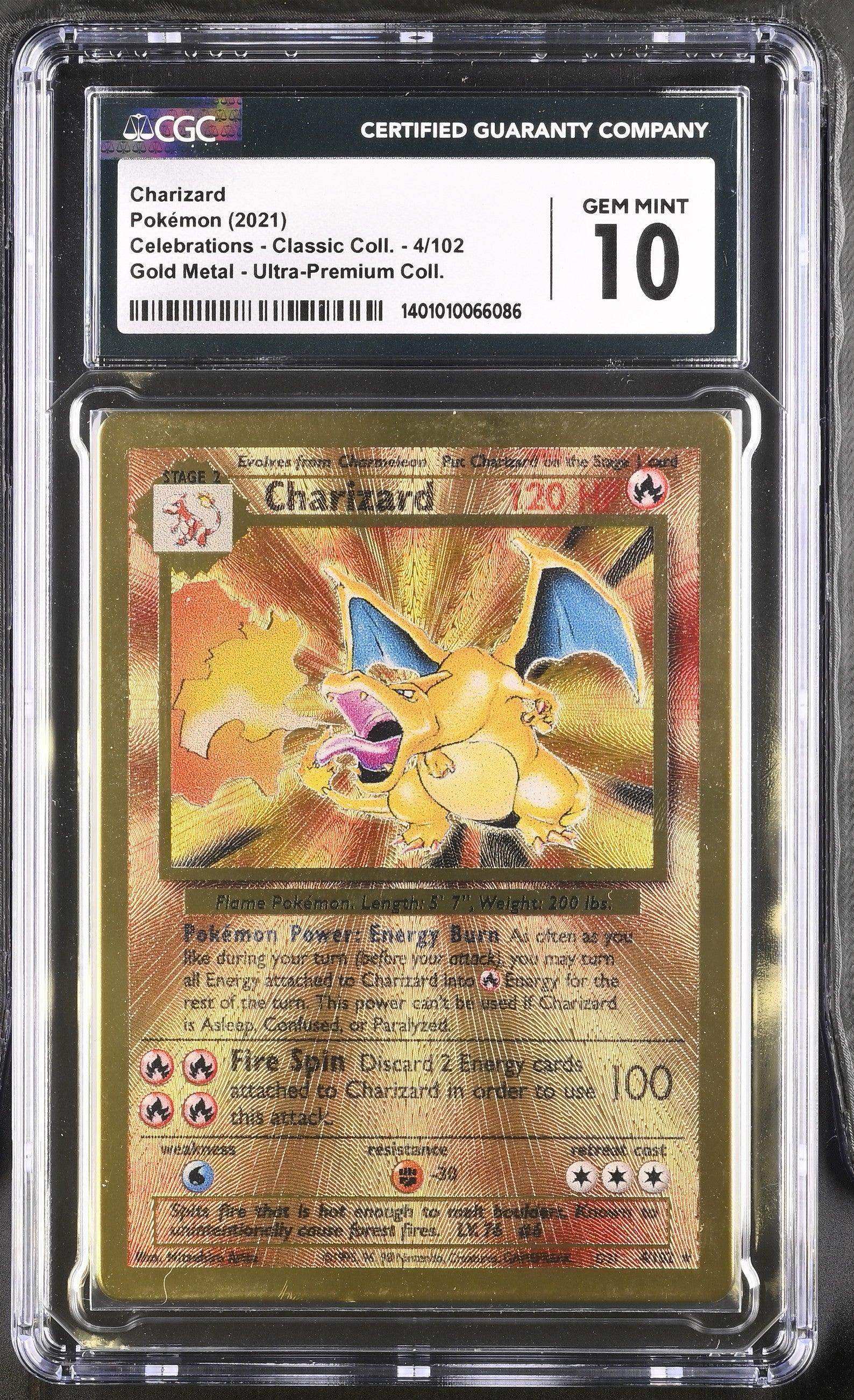 Base Set Vintage Holo Charizard orders 4/102