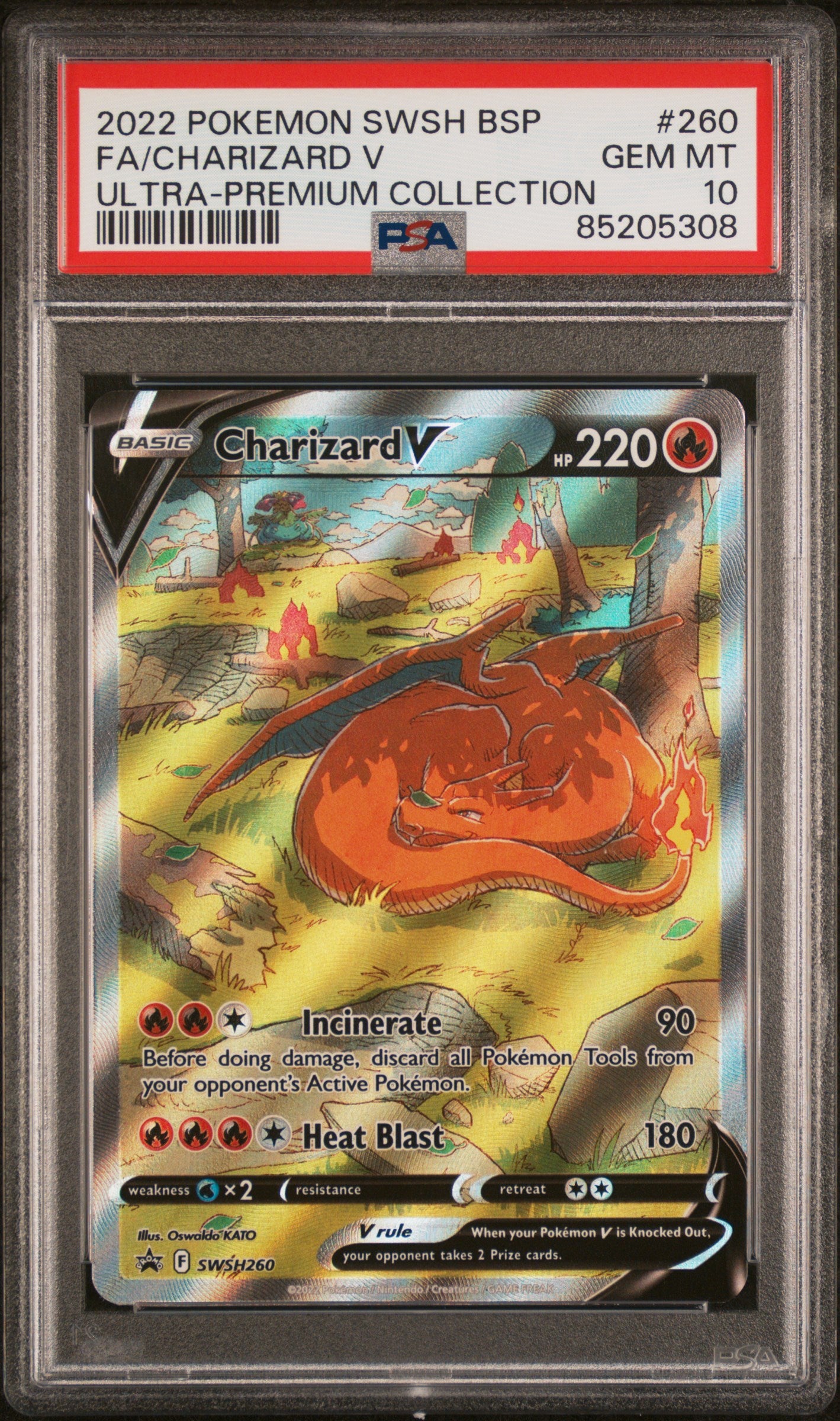 PSA 10 Charizard V Ultra Premium top Collection