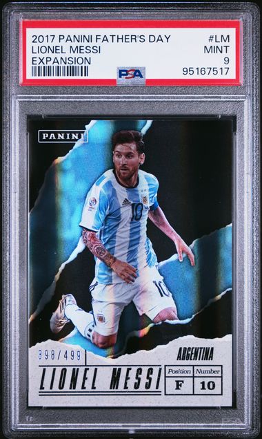 MESSI FATHERS DAY /499 PSA 9 95167517