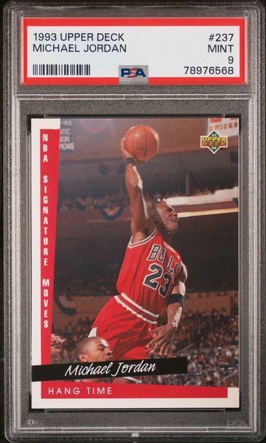 1993 UPPER DECK MICHAEL JORDAN #237 PSA MINT 9