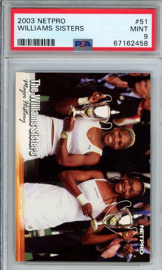 2003 Netpro Williams Sisters #51 PSA 9