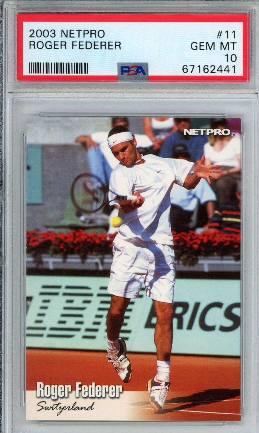 2003 Netpro Roger Federer #11 PSA 10