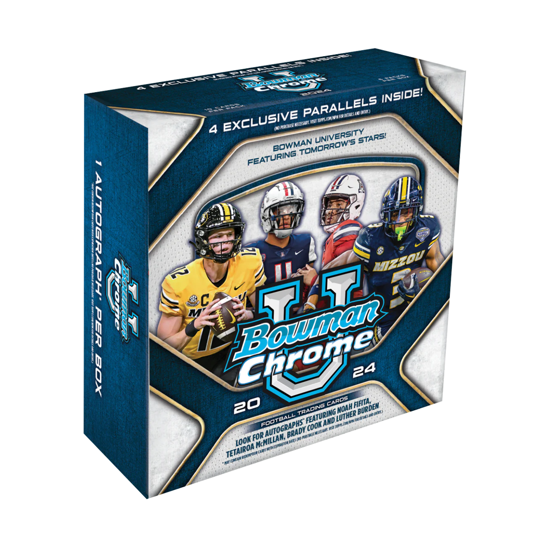 2024 Bowman University Chrome Football Mega Box