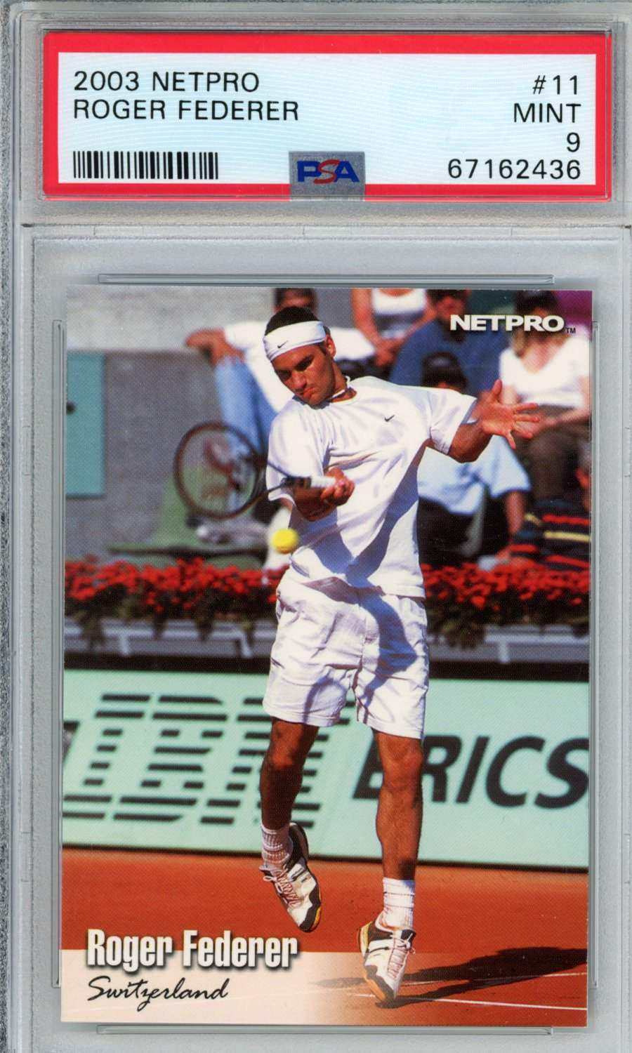 2003 Netpro Roger Federer #11 PSA 9