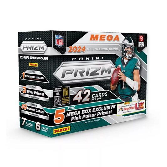 2024 Panini Prizm NFL Football Mega Box