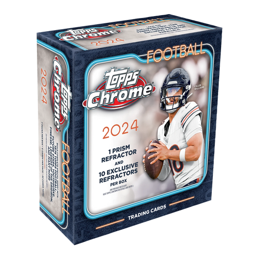 2024 Topps Chrome NFL Football Mega Box