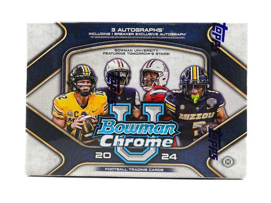 2024 Bowman University Chrome Football Breakers Delight Hobby Box