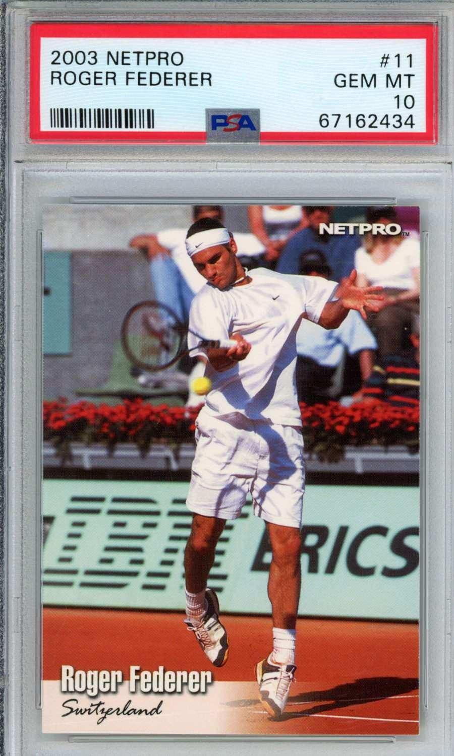 2003 Netpro Roger Federer #11 PSA 10