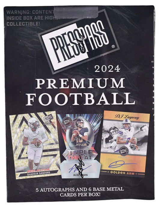 2024 Press Pass Premium Football Hobby Box