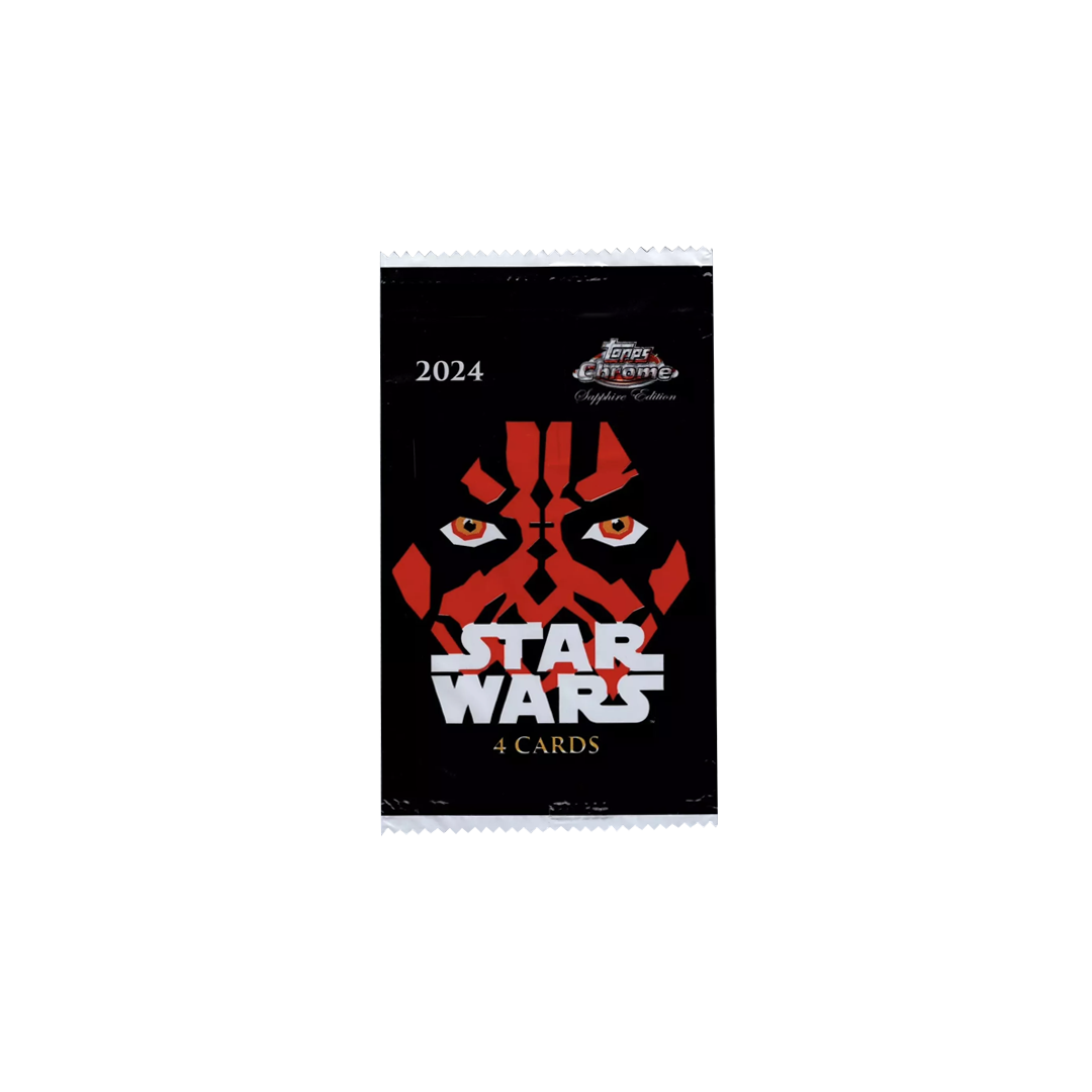 2024 Topps Chrome Stars Wars Sapphire Edition Phantom Menace Pack