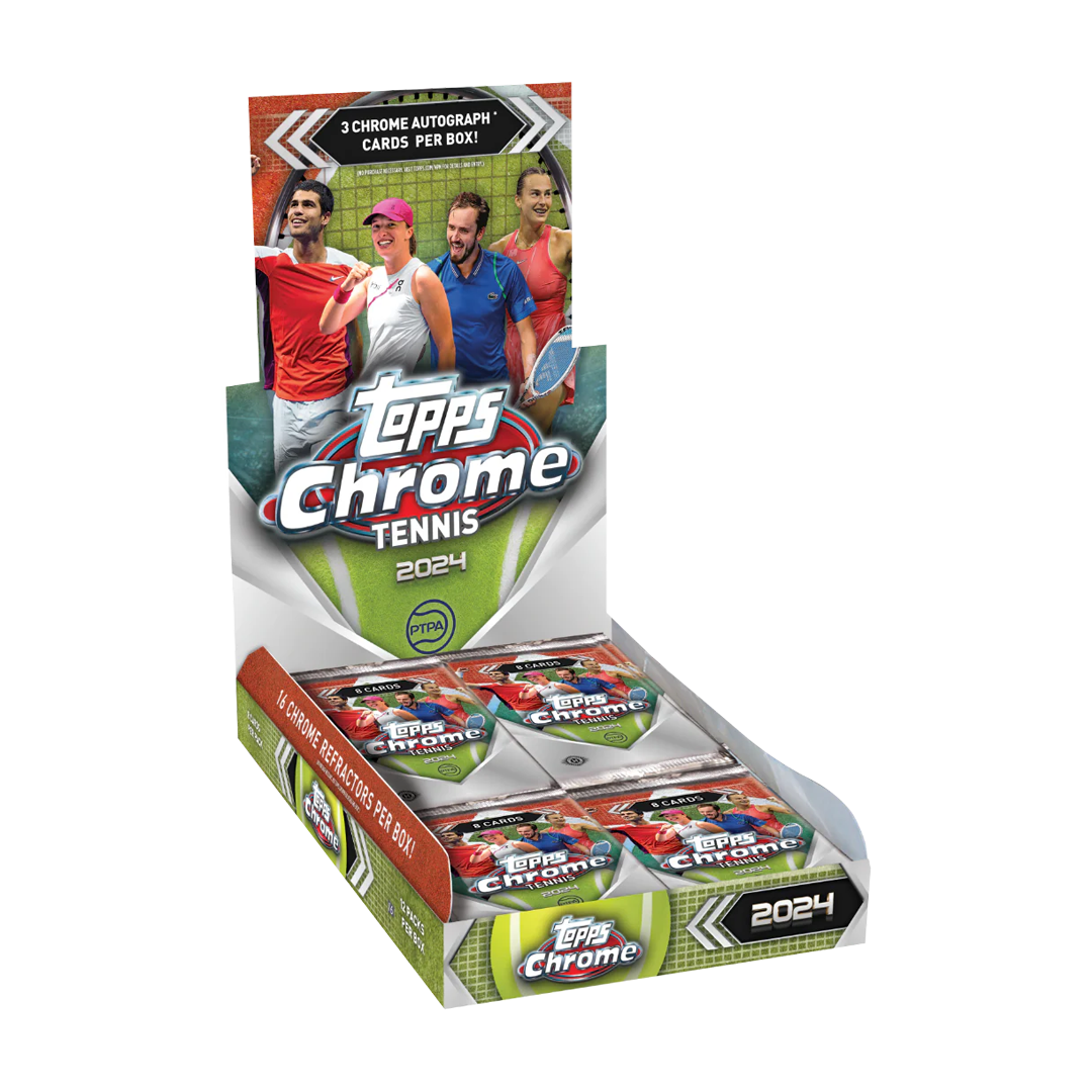 2024 Topps Chrome Tennis Hobby Box