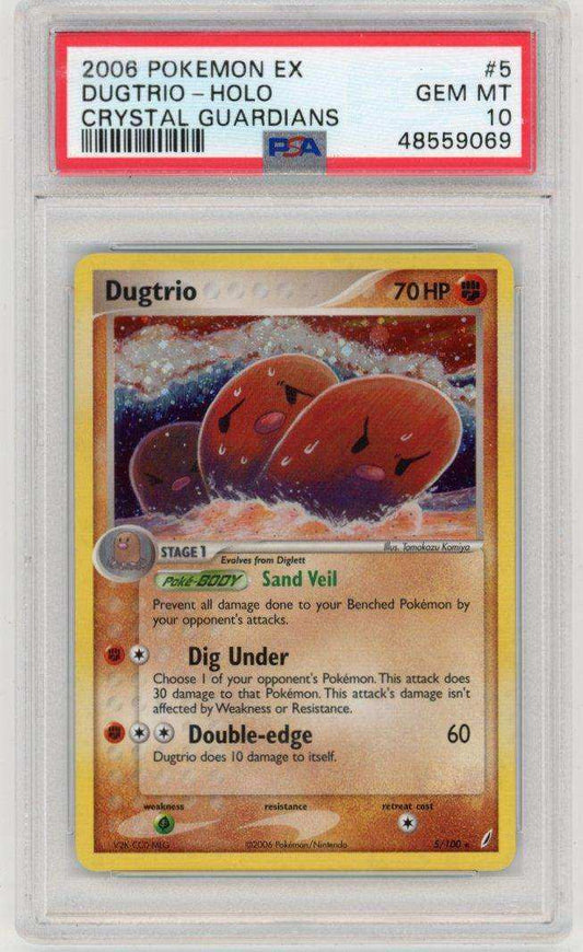 2006 Guardians CCG Dugtrio #5 PSA 10