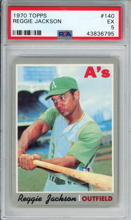 1970 Topps Reggie Jackson #140 PSA 5