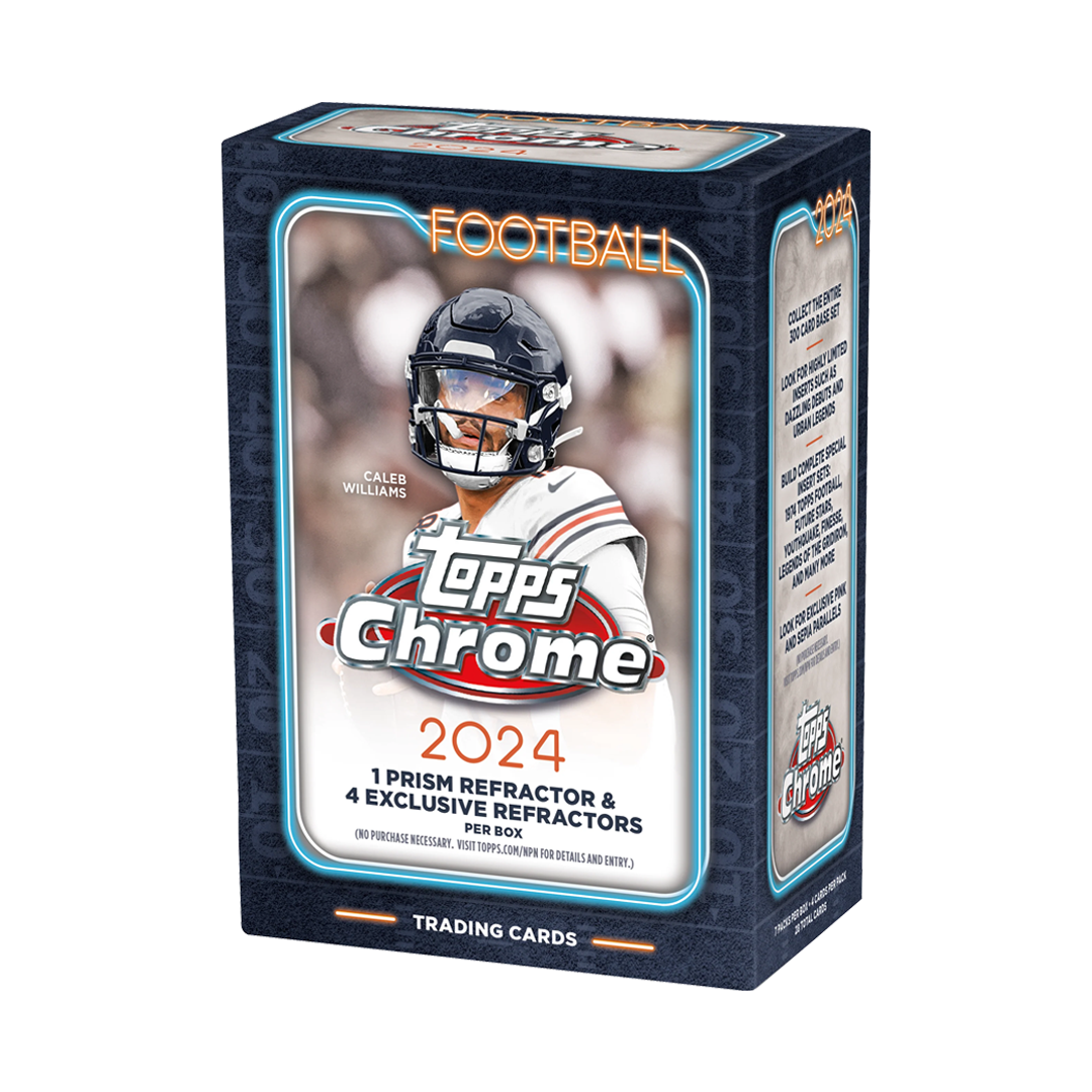 2024 Topps Chrome NFL Football Blaster Box