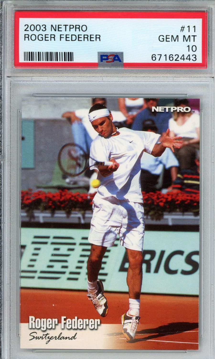 2003 Netpro Roger Federer #11 PSA 10