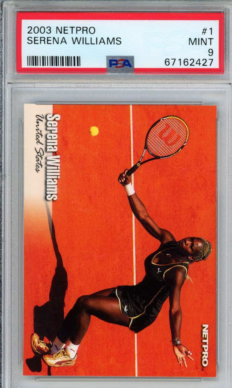 2003 Netpro Serena Williams #1 PSA 9