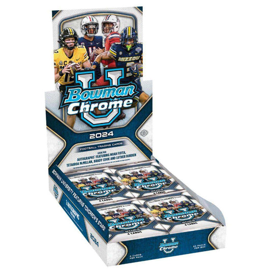 2024 Bowman University Chrome Football Hobby Box