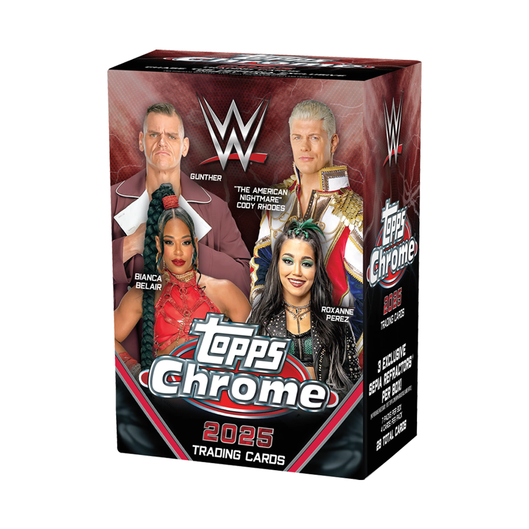 2025 Topps Chrome WWE Blaster Box