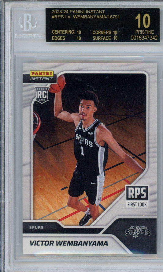 2023-24 Panini Instant Victor Wembanyama #RPS1 /16791 BGS 10