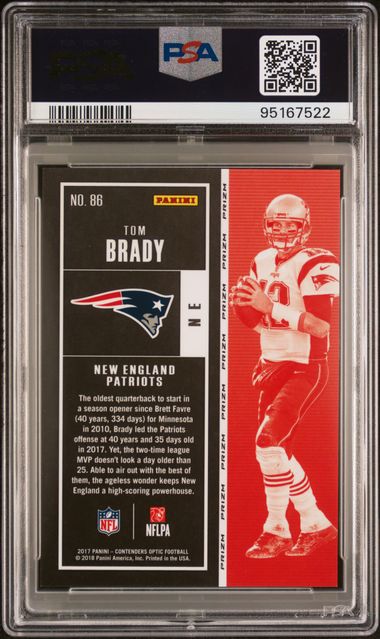 TOM BRADY CONTENDERS OPTIC PSA 9 95167522