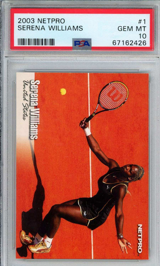 2003 Netpro Serena Williams #1 PSA 10