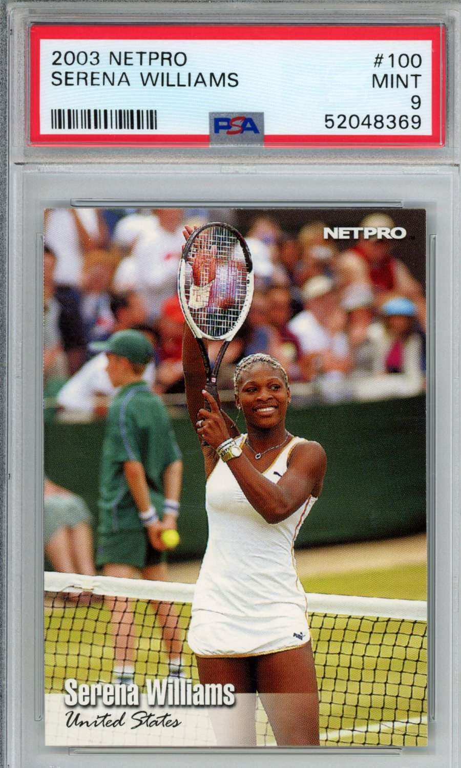 2003 Netpro Serena Williams #100 PSA 9