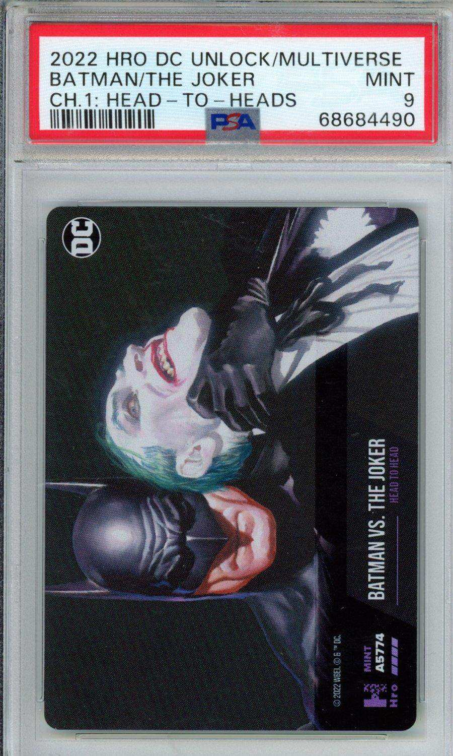 2022 Hro DC Unlock The Multiverse Chapter 1 The Joker Batman PSA 9