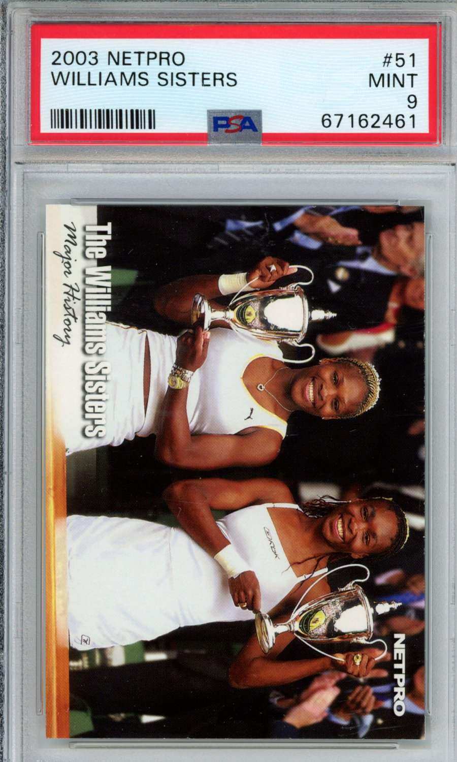 2003 Netpro Williams Sisters #51 PSA 9