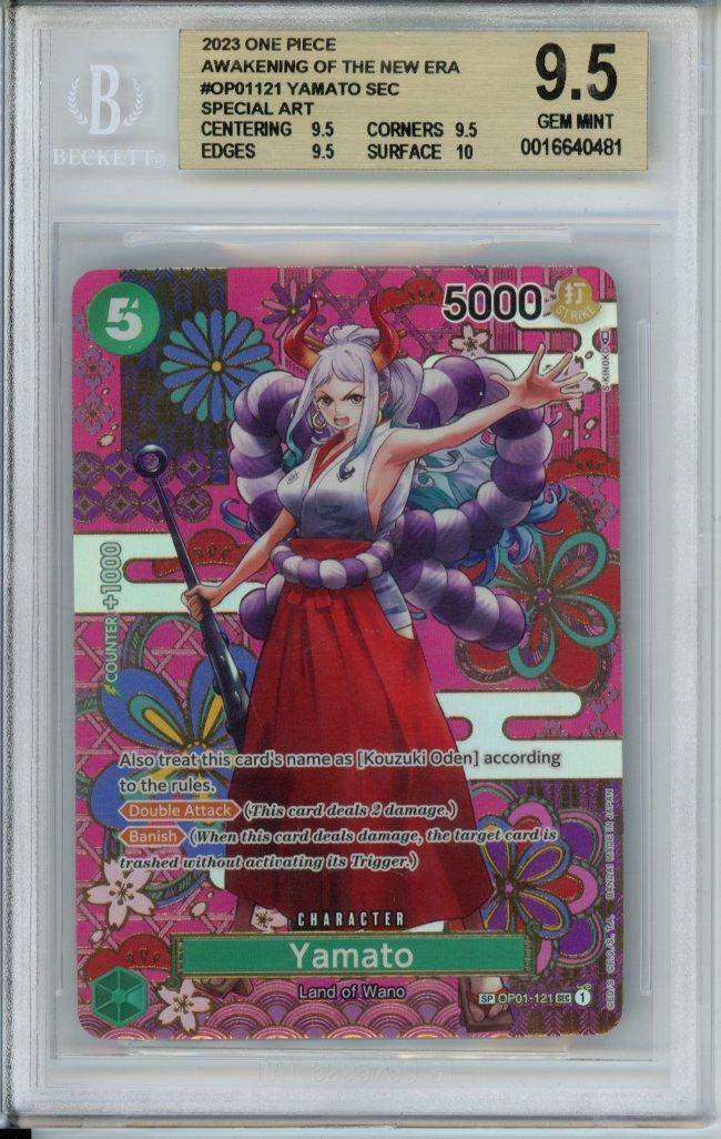 2023 One Piece Awakening of the New Era Yamato SEC SPECIAL ART #OP01121 BGS 9.5