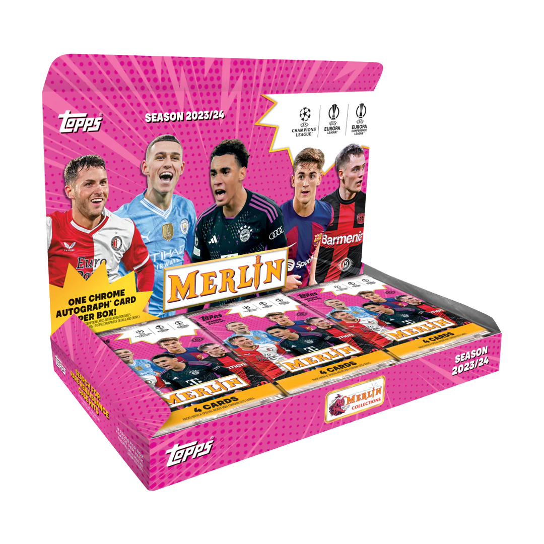 2023-24 Topps Merlin UEFA Soccer Hobby Box