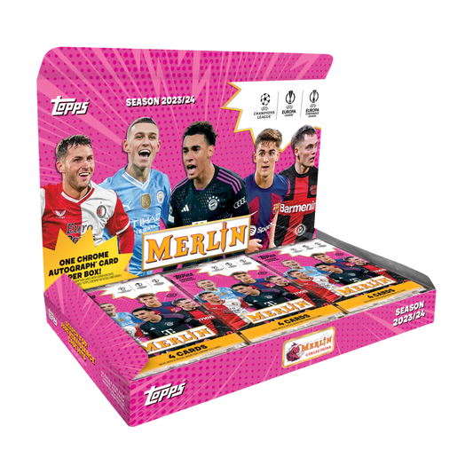 2023-24 Topps Merlin UEFA Soccer Hobby Box