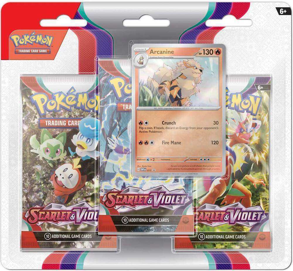 Scarlet & Violet Base 3-Pack Blister