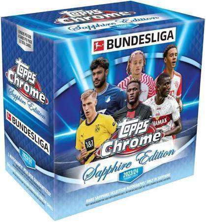 2023-24 Topps Bundesliga Chrome Sapphire Hobby Box