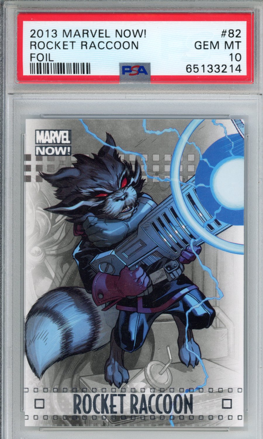 2013 Upper Deck Marvel Now! Rocket Raccoon #82 PSA 10