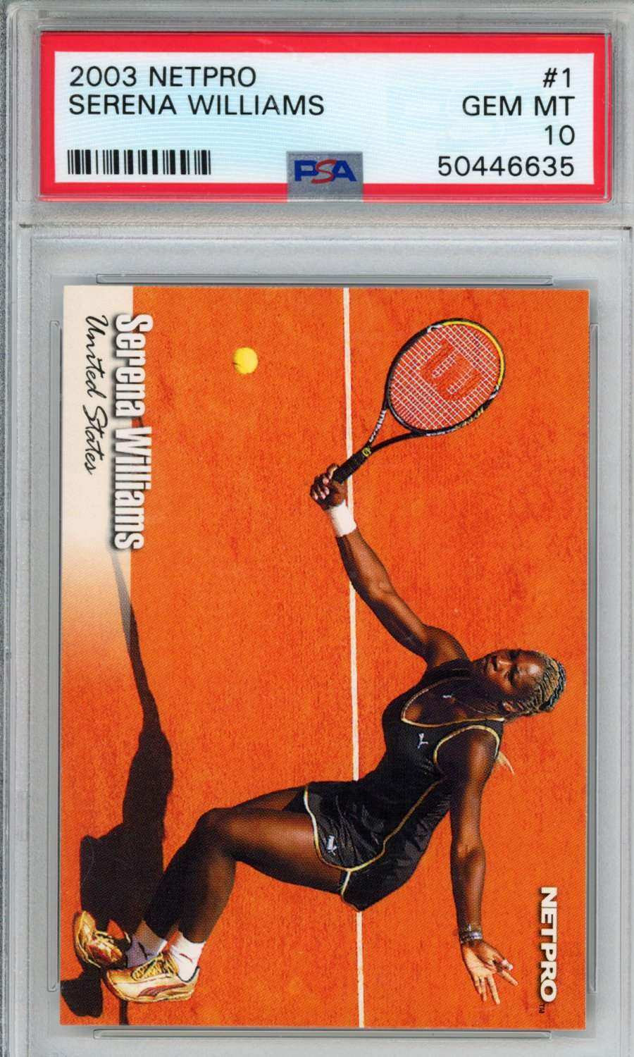 2003 Netpro Serena Williams #1 PSA 10