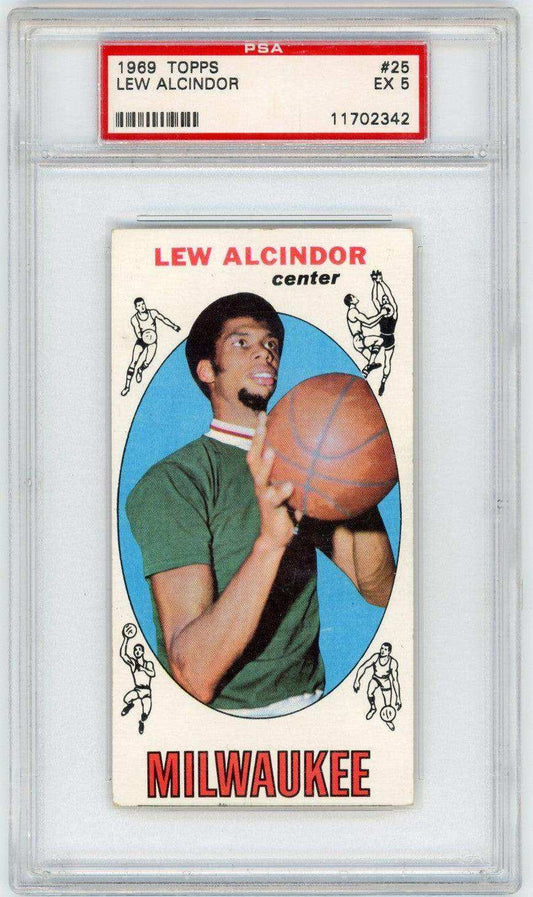 1969 Topps Lew Alcindor #25 PSA 5