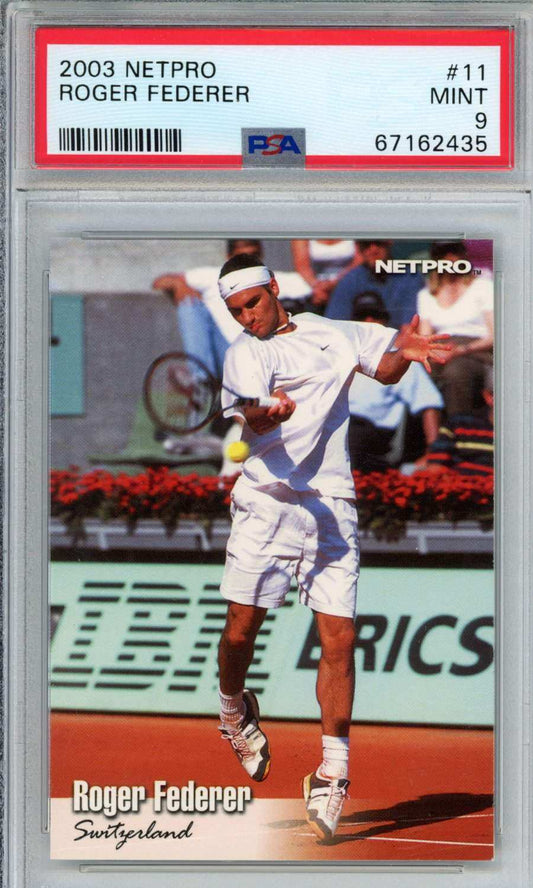 2003 Netpro Roger Federer #11 PSA 9