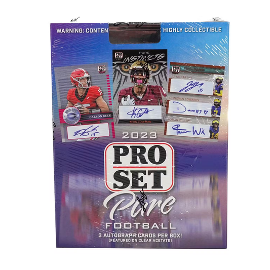 2023 Leaf Pro Set Pure Football Hobby Box