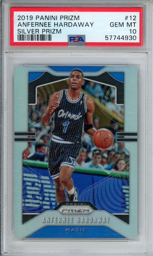 2019 Panini Prizm Anfernee Hardaway #12 Silver PSA 10