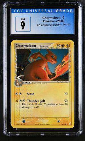 CHARMELEON EX CRYSTAL GUARDIANS UNCOMMON #30/100 2006 ENGLISH CGC 9