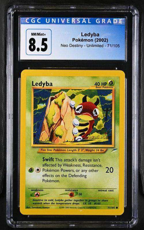 LEDYBA NEO DESTINY - UNLIMITED COMMON #71/105 2002 ENGLISH CGC 8.5