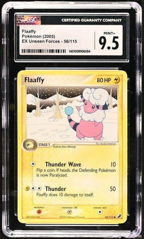 FLAAFFY EX UNSEEN FORCES COMMON #56/115 2005 ENGLISH CGC MINT+ 9.5