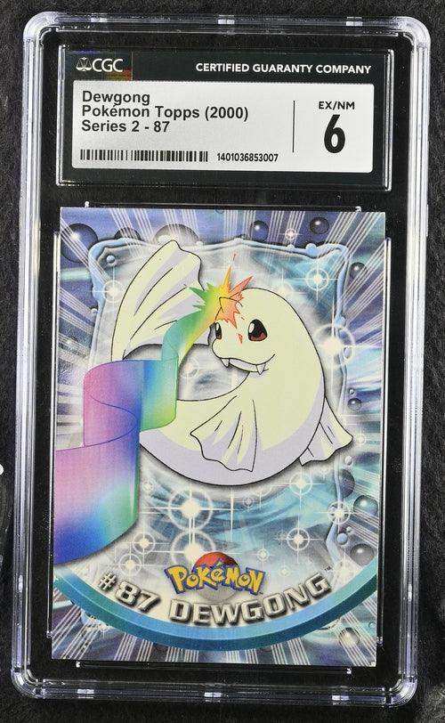 DEWGONG SERIES 2 (OVAL NINTENDO SEAL) 6 #87 2000 ENGLISH CGC 6