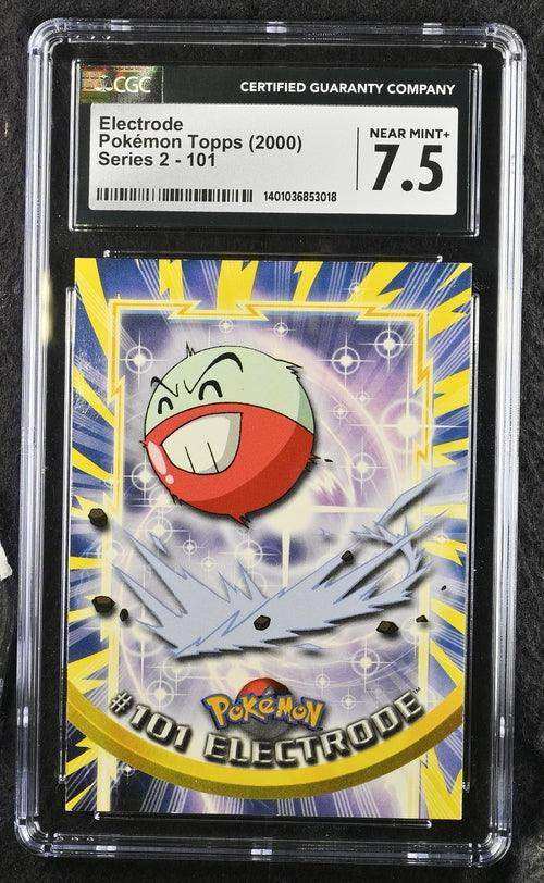 ELECTRODE SERIES 2 (OVAL NINTENDO SEAL) 7.5 #101 2000 ENGLISH CGC