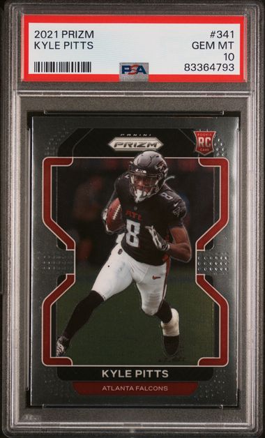 2021 PANINI PRIZM KYLE PITTS #341 PSA GEM MT 10