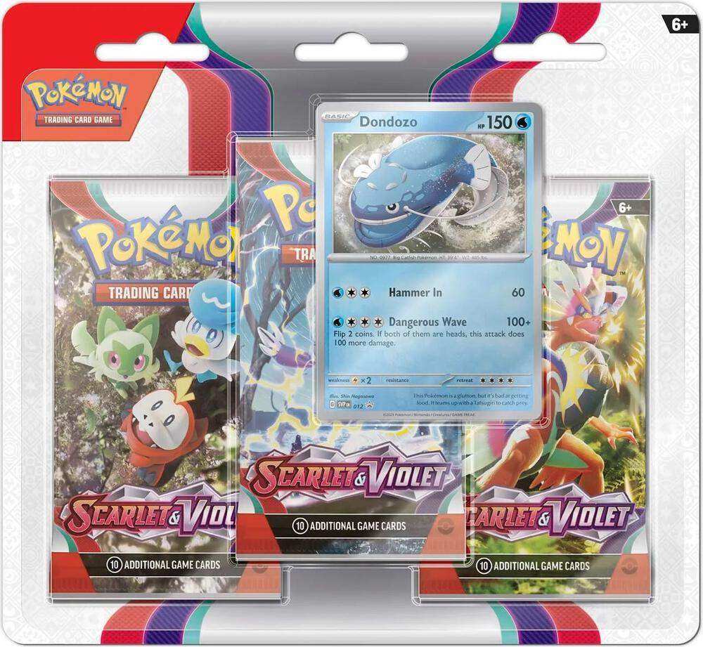 Scarlet & Violet Base 3-Pack Blister