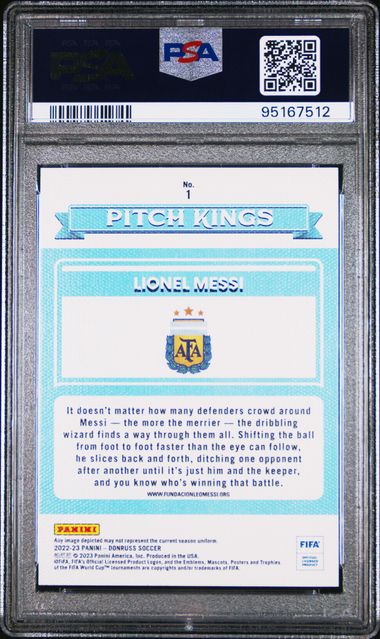 MESSI PITCH KINGS PSA 7 95167512